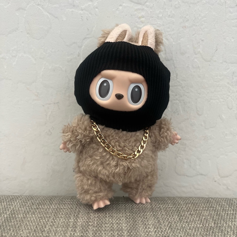 Labubu Face Mask and Chain